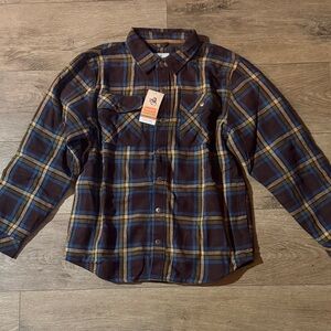 Legendary Whitetails Plaid Flannel Shirt - Blue and Brown